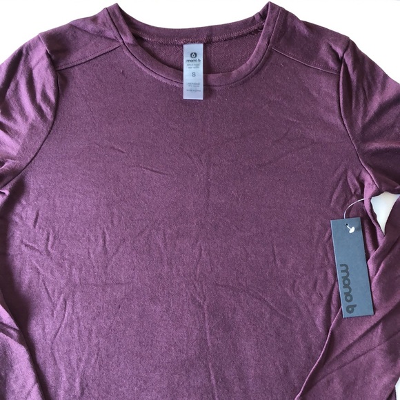 Mono B Long-sleeve Athleisure Flow Top - Picture 5 of 11